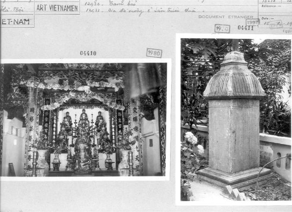 Cổng chùa Thiền Quang năm 1958 (Nguồn: EFEO)