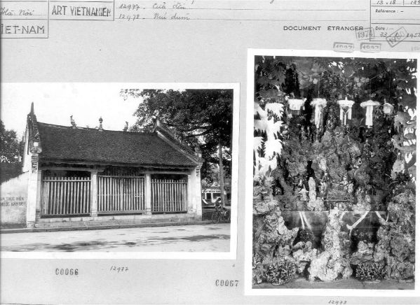 Đền Bà Kiệu năm 1952 (Source: EFEO)