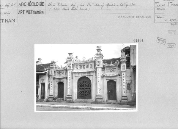 Đền Dâu năm 1958 (Nguồn: EFEO)
